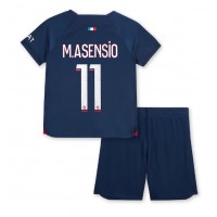 Paris Saint-Germain Marco Asensio #11 Hemmaställ Barn 2023-24 Korta ärmar (+ Korta byxor)